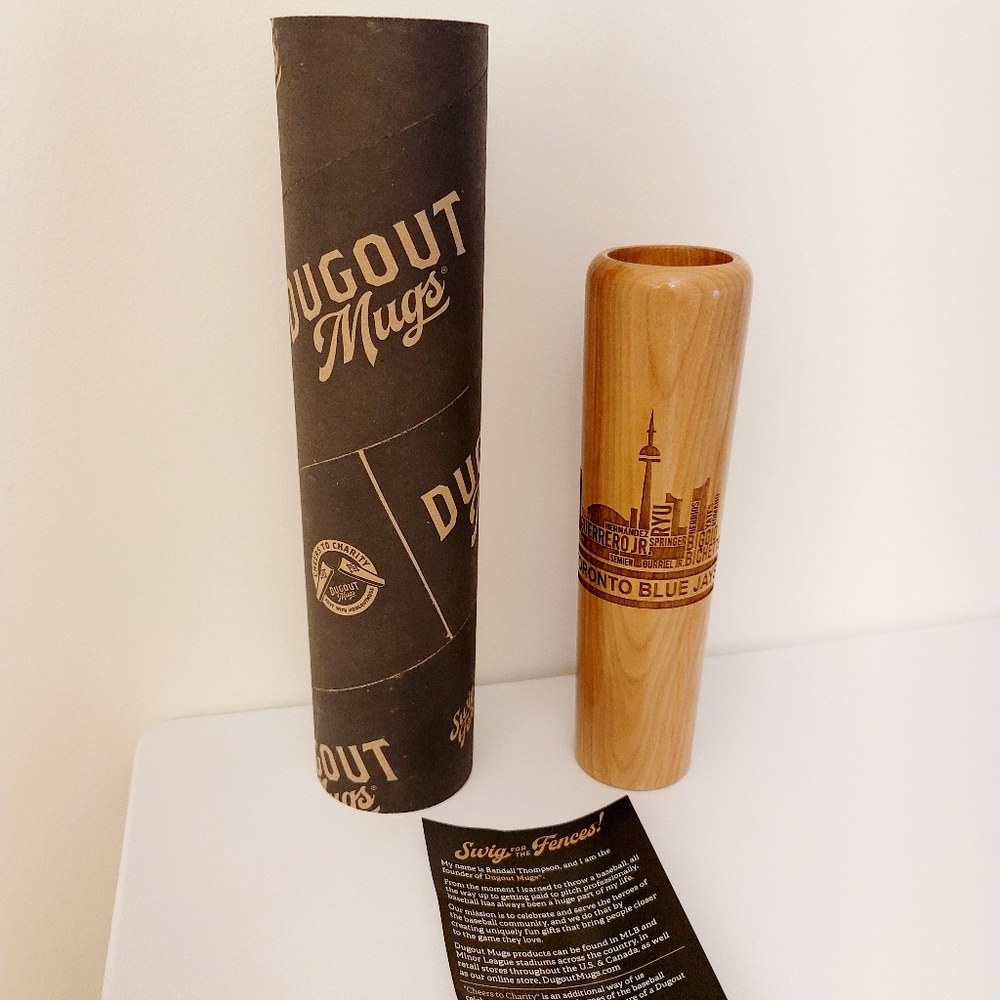 Toronto Blue Jays Bird Dugout Mug - Baseball Bat Mug